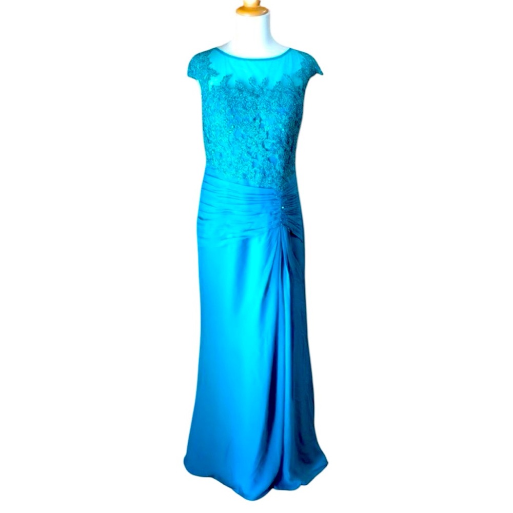 JJs House Teal Maxi Dress